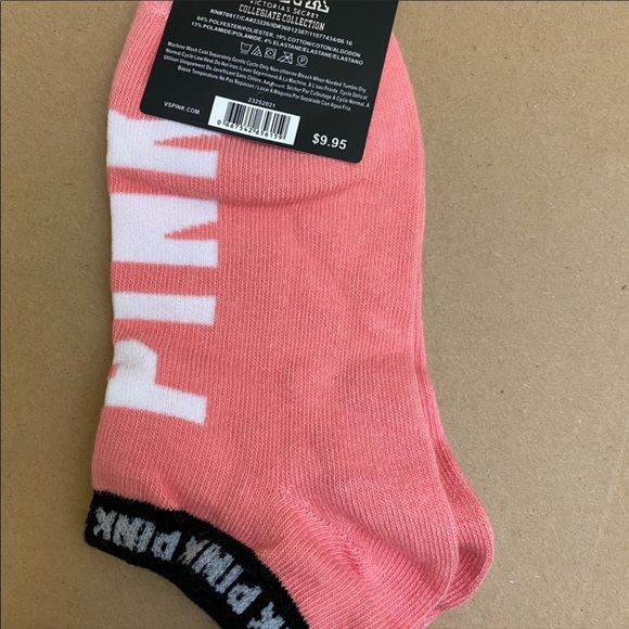 🦋4/$20 VS PINK Collegiate Collection Crew SockNWT - Picture 2 of 3